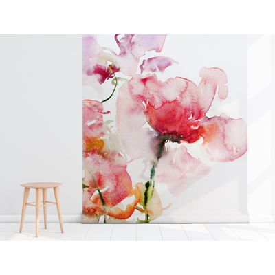 Fotobehang Bloemenwaanzin