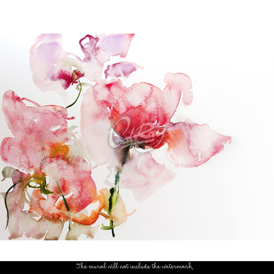 Fotobehang Bloemenwaanzin