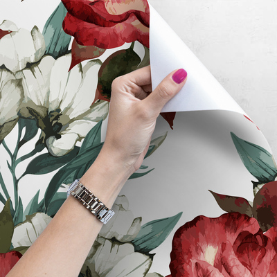 Fotobehang Romantische rozen