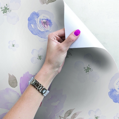 Fotobehang Pastelkleurige bloemen