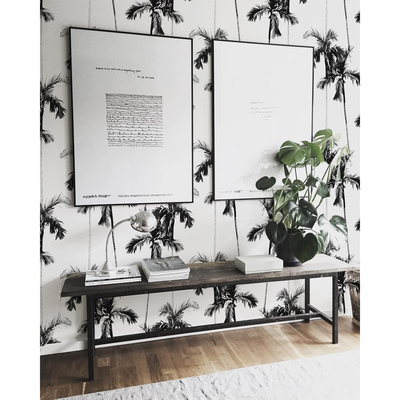 Fotobehang Stijlvolle palmbomen