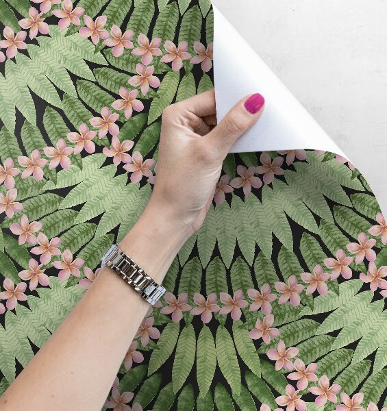 Fotobehang Waaier van bladeren