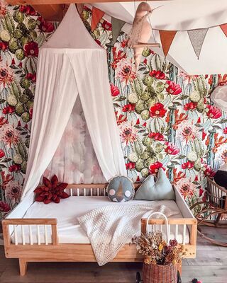 Fotobehang Bloeiende cactusvijg