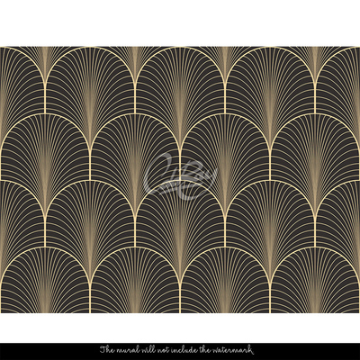 Fotobehang Donkere optische illusie