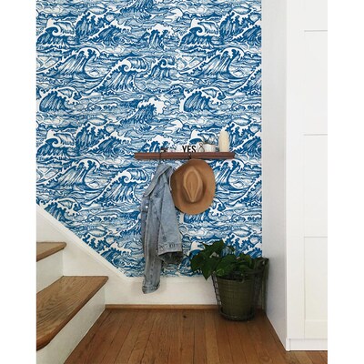 Fotobehang Storm op de sprookjesachtige zee