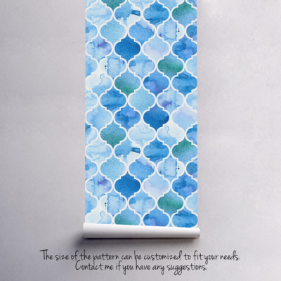 Fotobehang Blues van Marrakesh