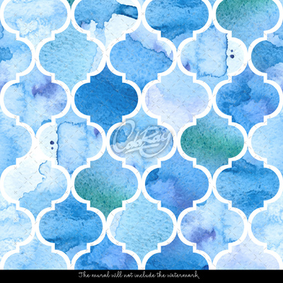 Fotobehang Blues van Marrakesh