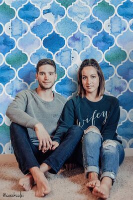 Fotobehang Blues van Marrakesh