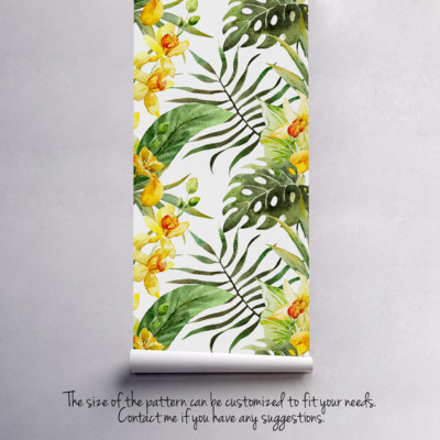 Fotobehang Orchidee Goud