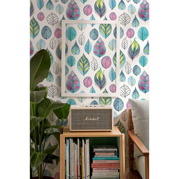 Fotobehang Sprookjesachtige kleurrijke bladeren