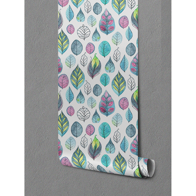 Fotobehang Sprookjesachtige kleurrijke bladeren