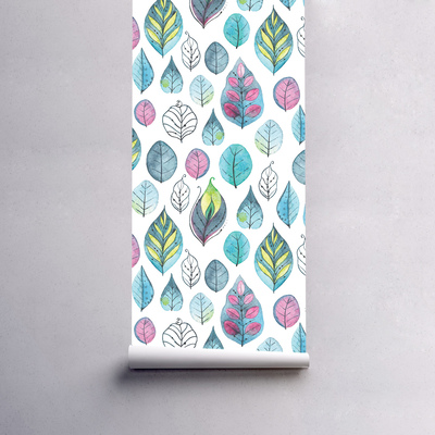 Fotobehang Regenboogbladeren