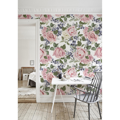 Fotobehang Heerlijke roze rozen