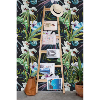 Fotobehang Kameleon in de jungle