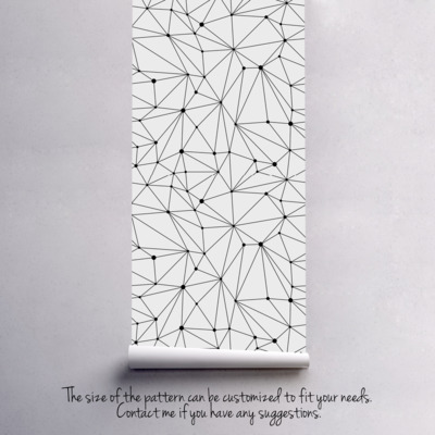 Fotobehang Verbind de punten