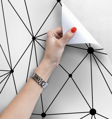 Fotobehang Verbind de punten