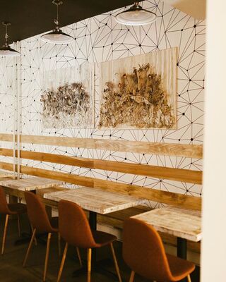 Fotobehang Verbind de punten