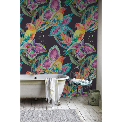 Fotobehang Regenboogpapegaaien