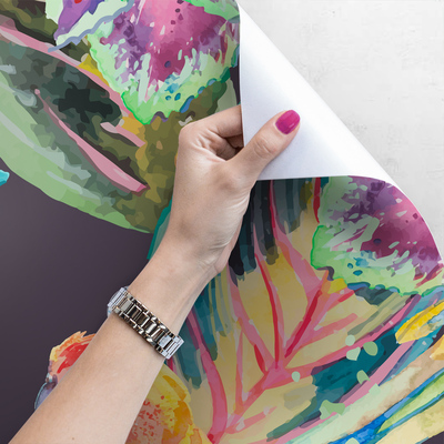 Fotobehang Regenboogpapegaaien