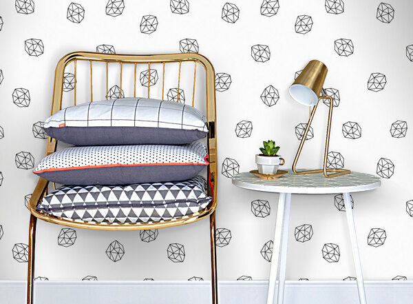 Fotobehang Diamantenregen