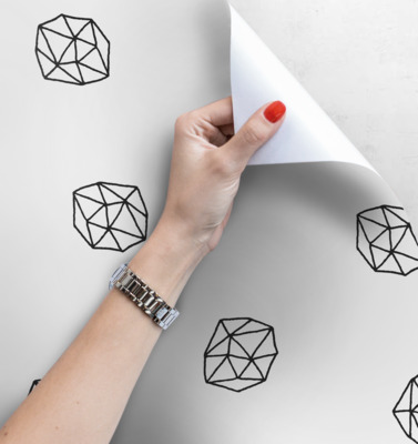 Fotobehang Diamantenregen