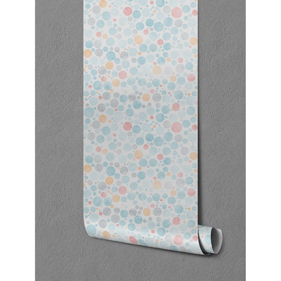 Fotobehang Blauwe Levende Wielen