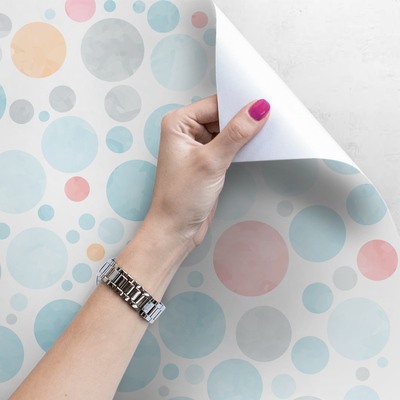 Fotobehang Blauwe Levende Wielen