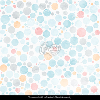 Fotobehang Blauwe Levende Wielen