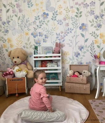 Fotobehang Pastel Ik zeg Lente