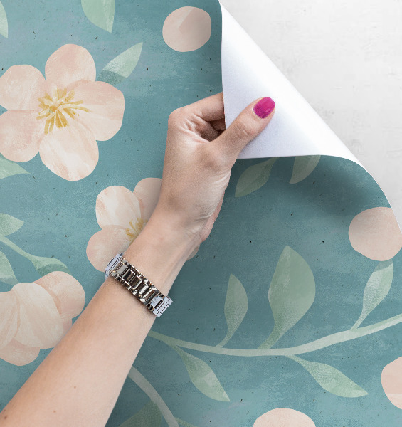 Fotobehang Subtiele bloemen