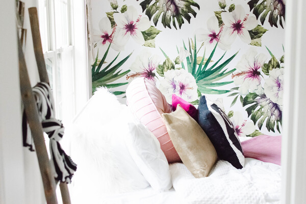 Fotobehang Hibiscusbloemen
