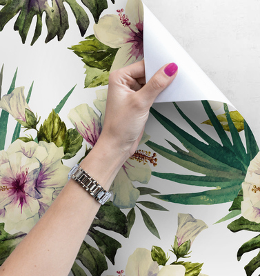 Fotobehang Hibiscusbloemen