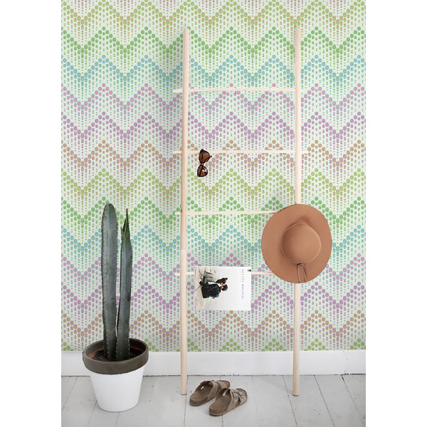 Fotobehang Fantastische regenboogstippen