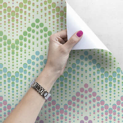 Fotobehang Fantastische regenboogstippen