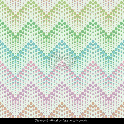 Fotobehang Fantastische regenboogstippen