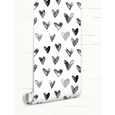 Fotobehang Het hart klopt op het ritme van Cha Cha