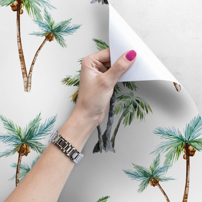 Fotobehang Palmbomen van Paradise Island