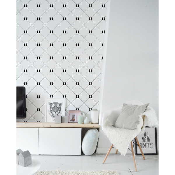 Fotobehang Geometrie bovenaan