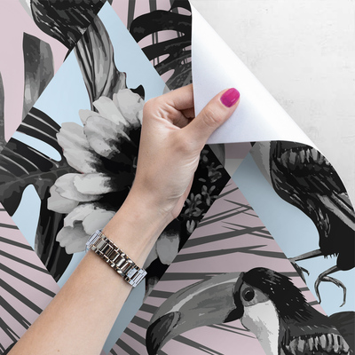 Fotobehang Toekan hier, Toekan daar