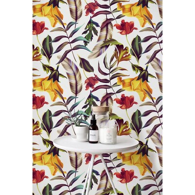 Fotobehang Kleurrijke tropische vegetatie