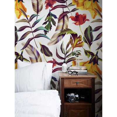 Fotobehang Kleurrijke tropische vegetatie