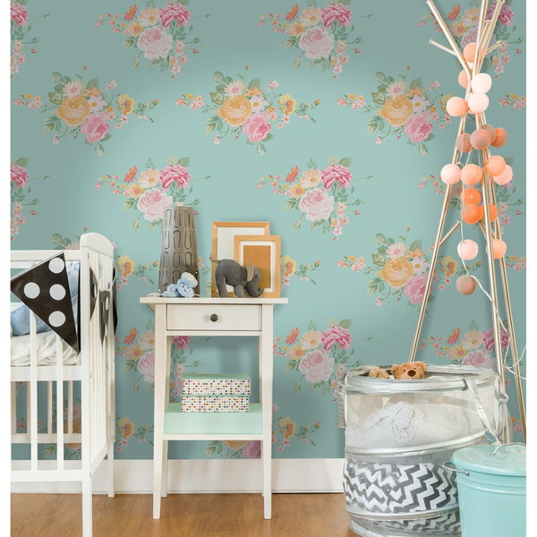 Fotobehang Muntrozenboeket