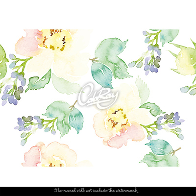 Fotobehang Aquarel Mode