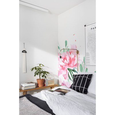 Fotobehang Roze Magnolia Bloem