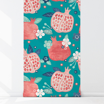 Fotobehang Geschilderde granaten