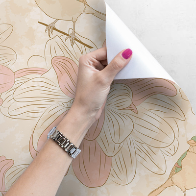 Fotobehang Beige Delicatesse