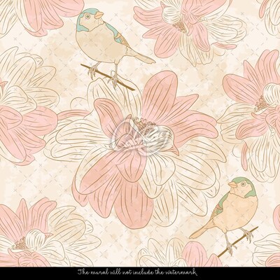 Fotobehang Beige Delicatesse