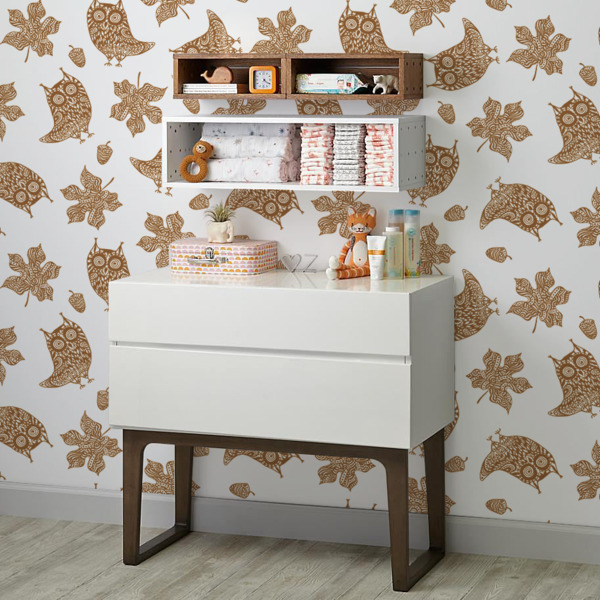 Fotobehang Uil Herfst