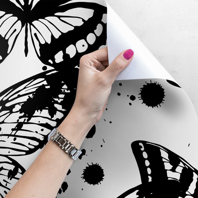 Fotobehang Inktvlinders