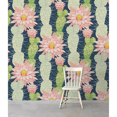 Fotobehang Warme Cactusbloemen